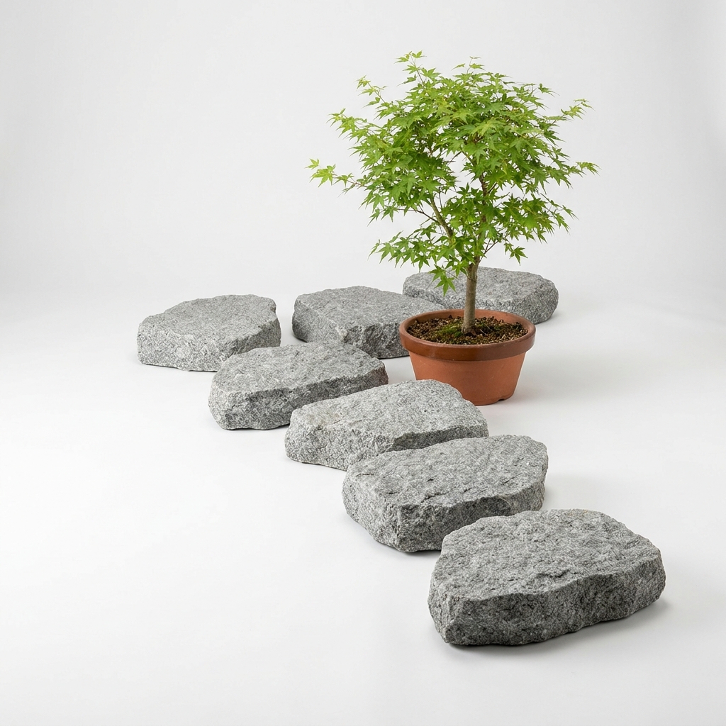 御影石 飛石 8個セット