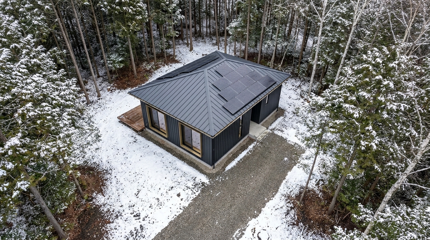 森の小屋 配置