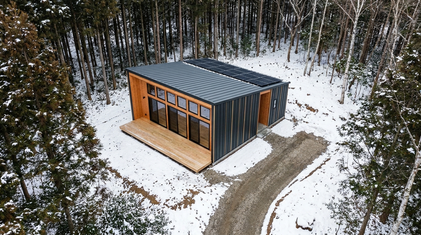 北の小屋 配置