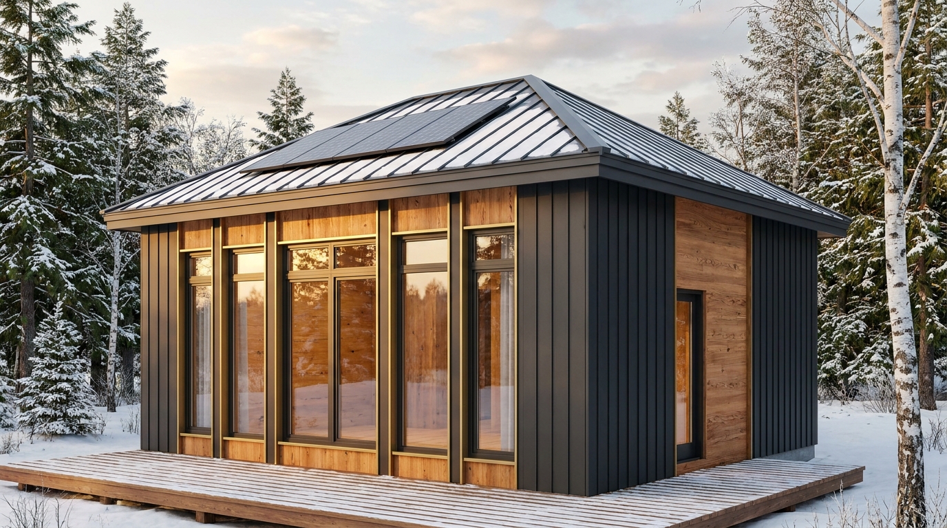 月の蔵 外観 — AI render based on BIM specs