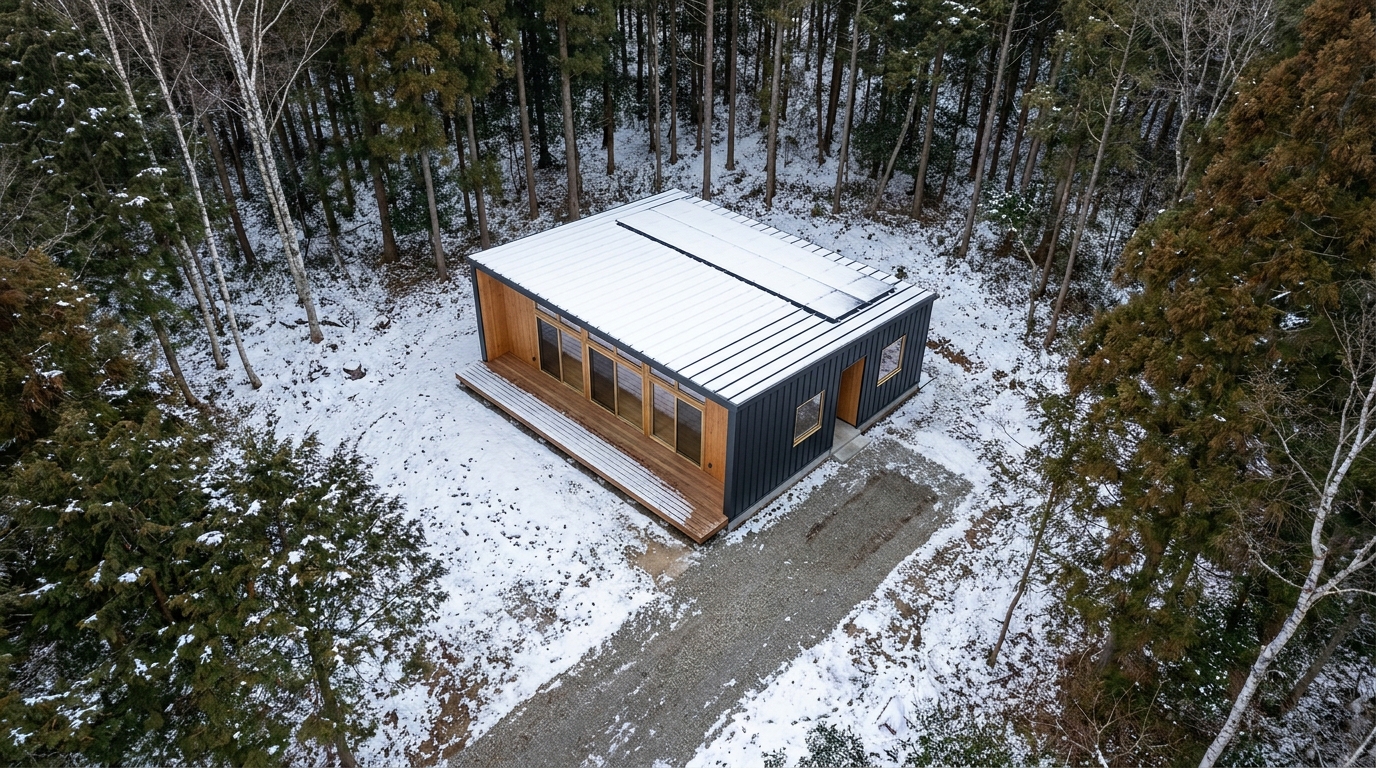 森の小屋 配置