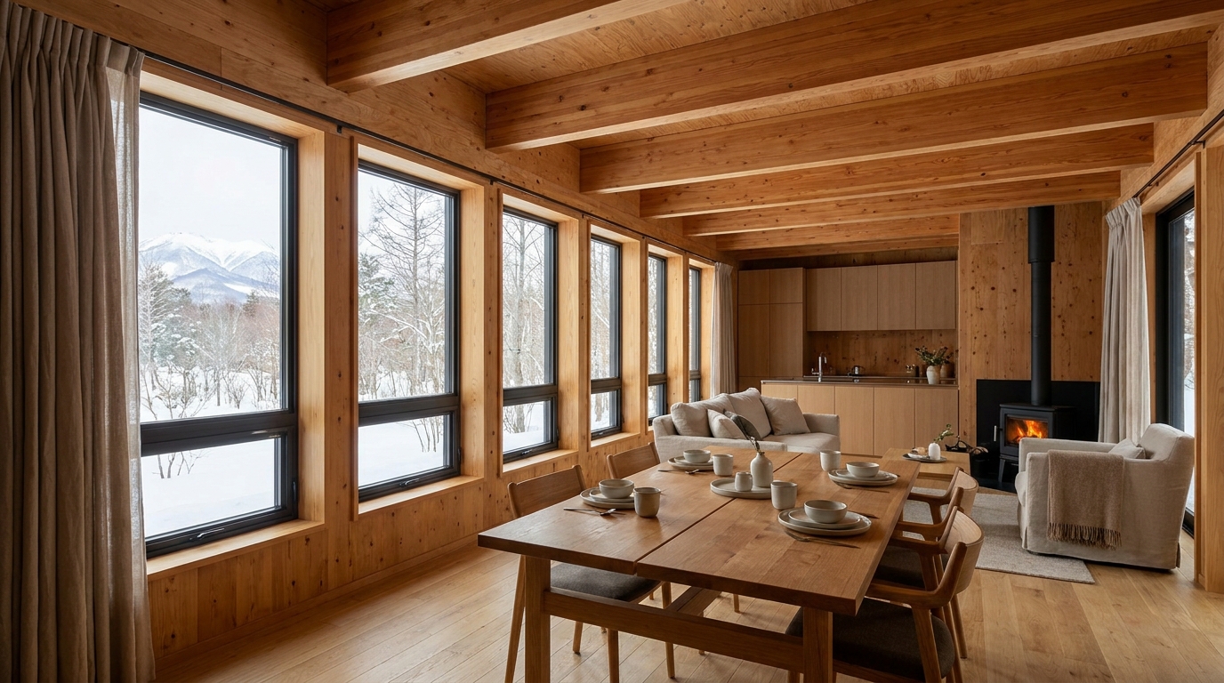 月の小屋 内観