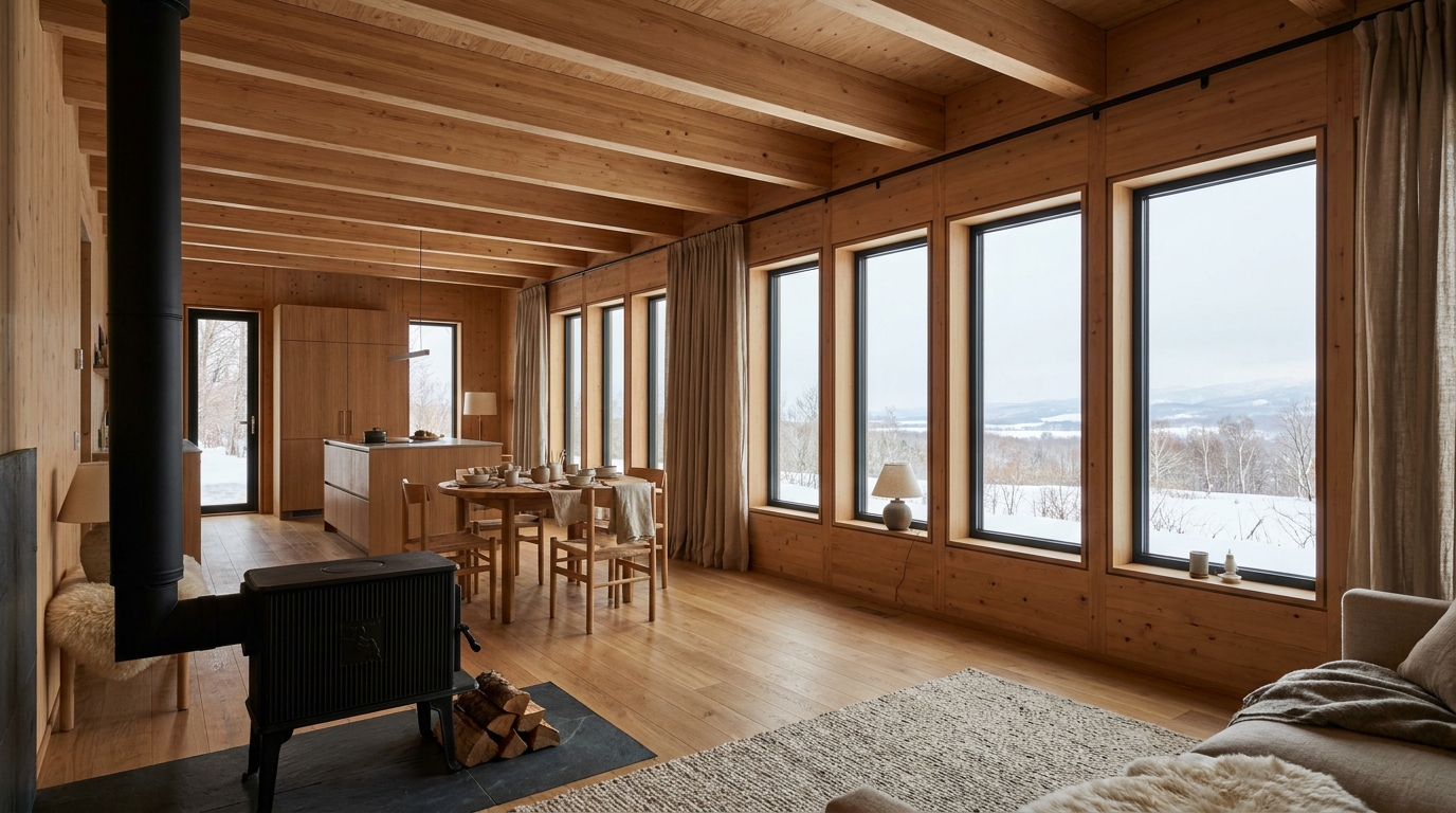 陽の小屋 内観