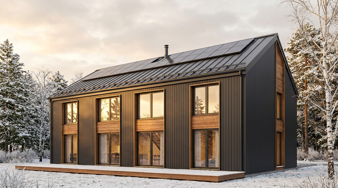 月の砦 外観 — AI render based on BIM specs