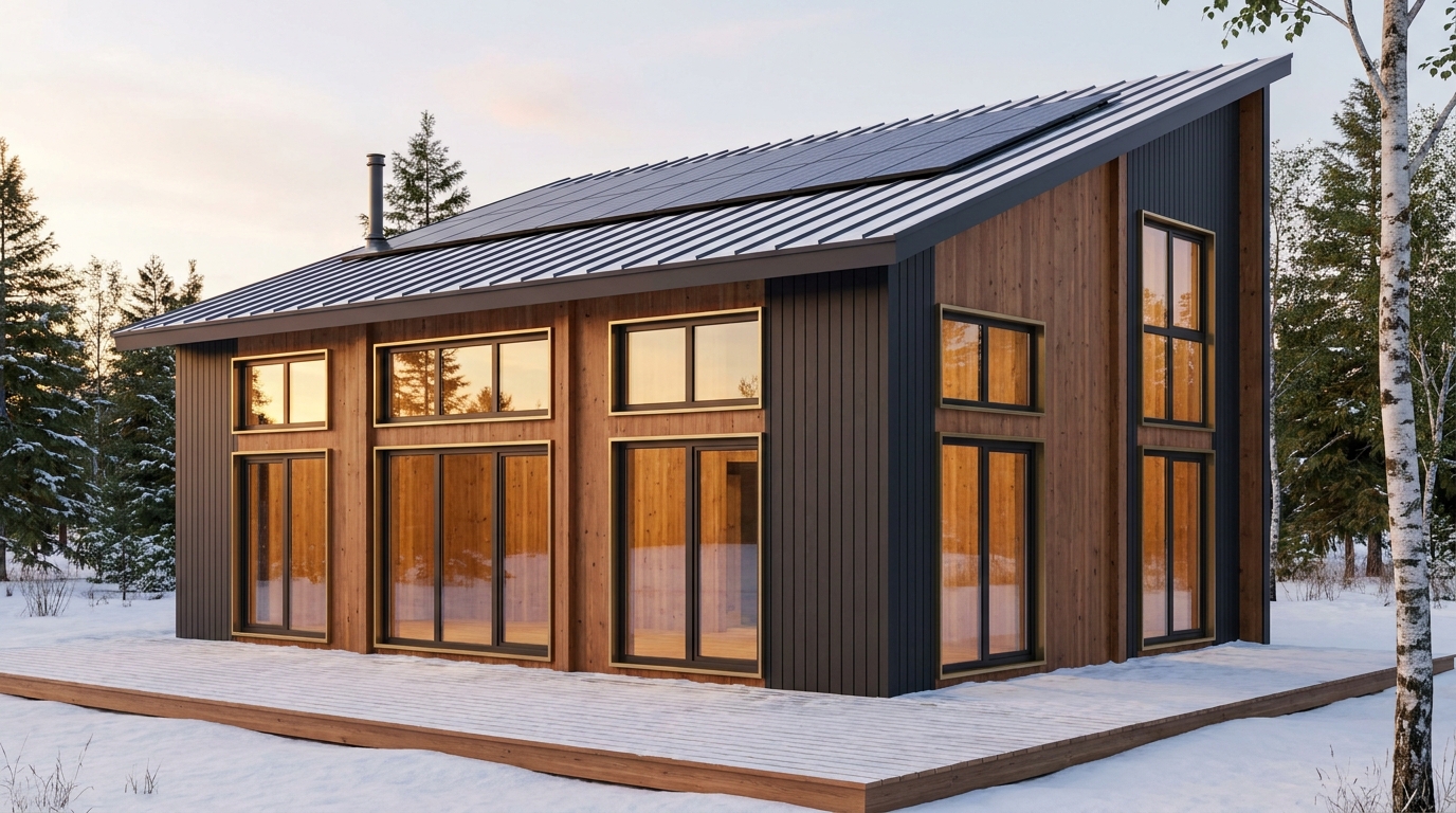 風の塔 外観 — AI render based on BIM specs
