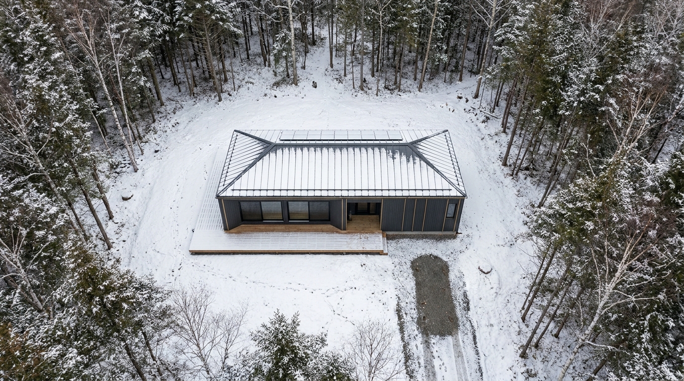 北の小屋 配置