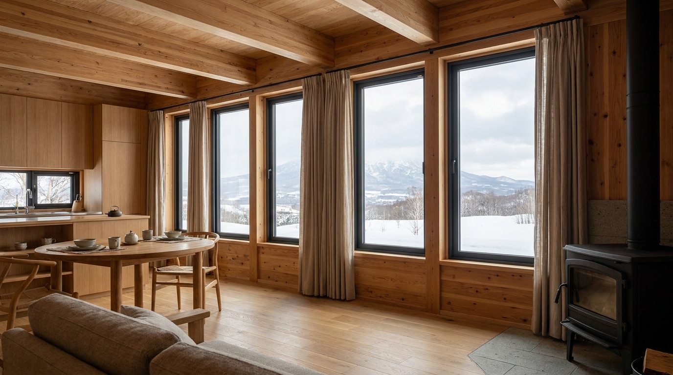 北の小屋 内観