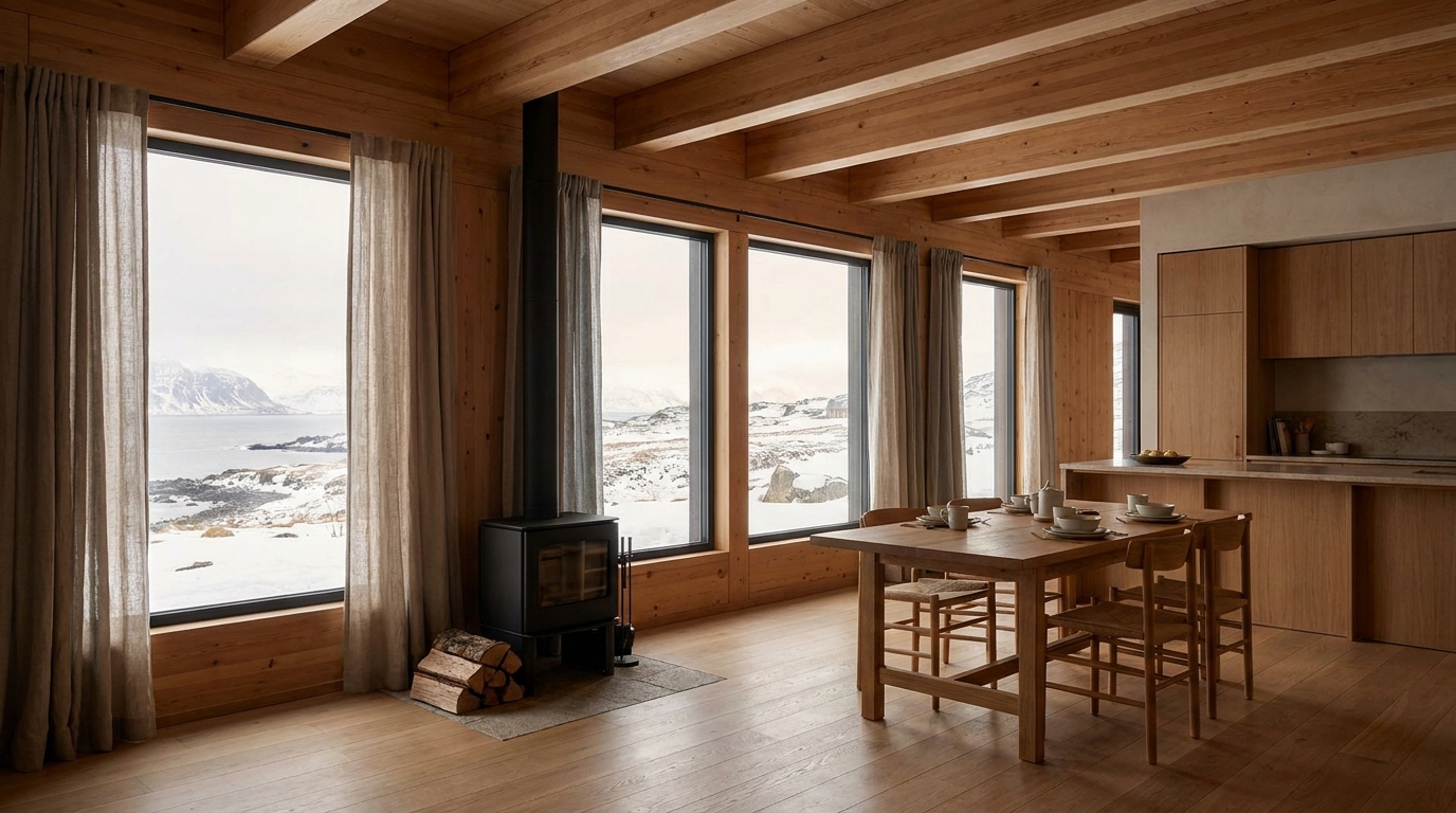 西の小屋 内観
