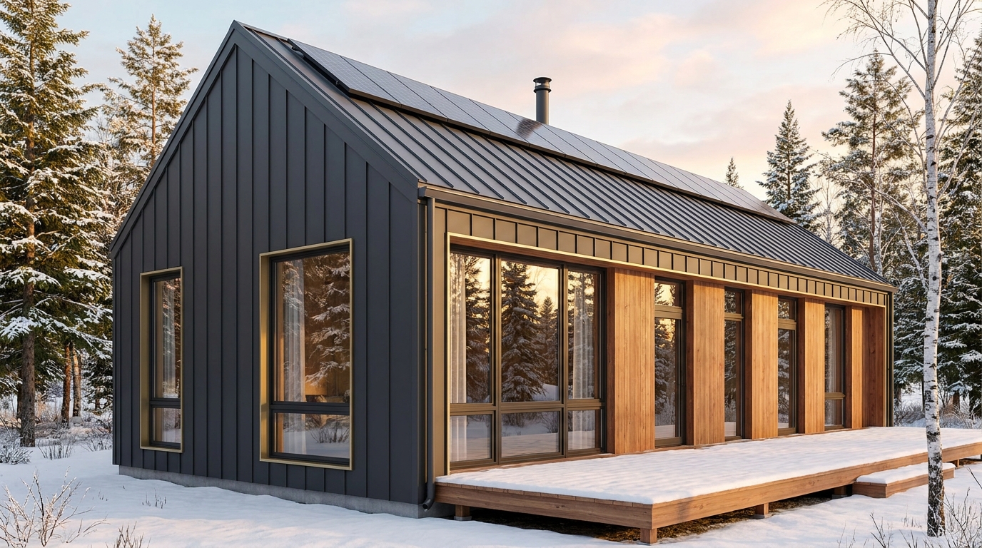 西の塔 外観 — AI render based on BIM specs