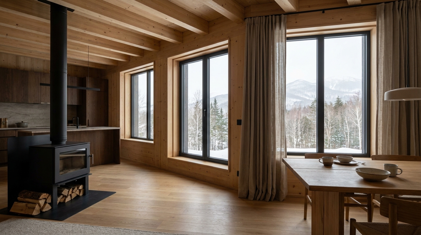 陽の小屋 内観