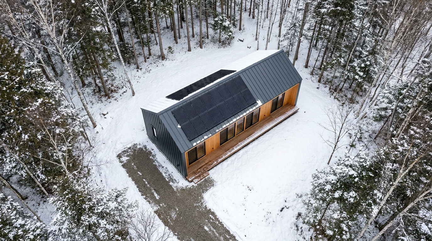 森の小屋 配置
