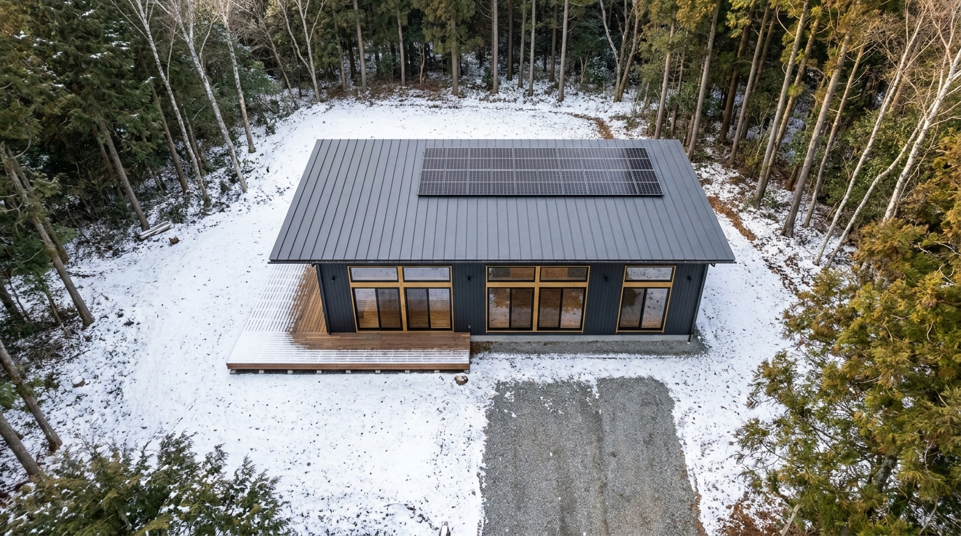 東の小屋 配置