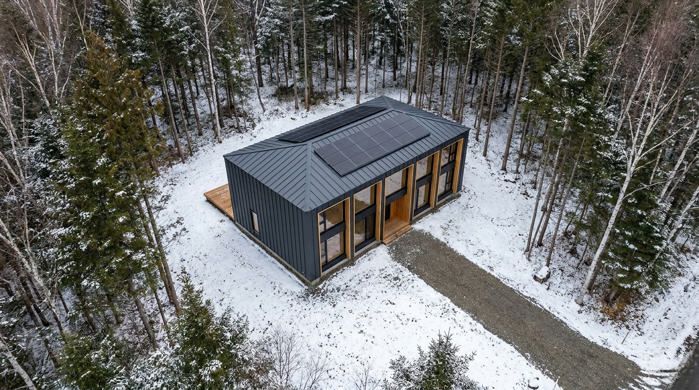 森の小屋 配置