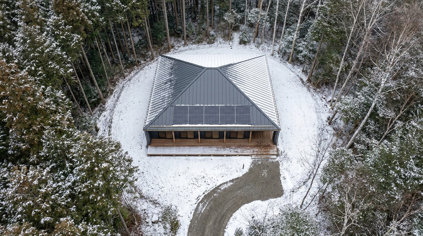 雪の小屋 配置