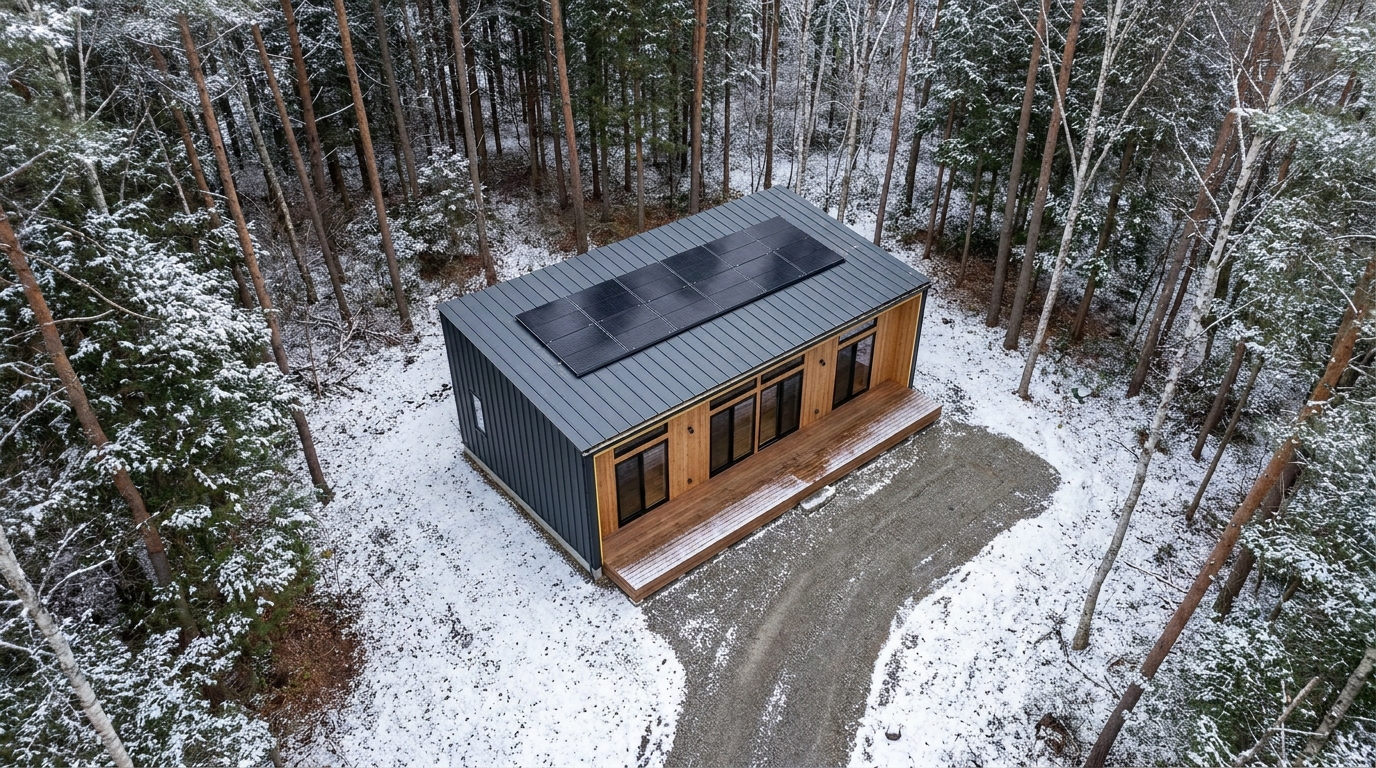 森の小屋 配置