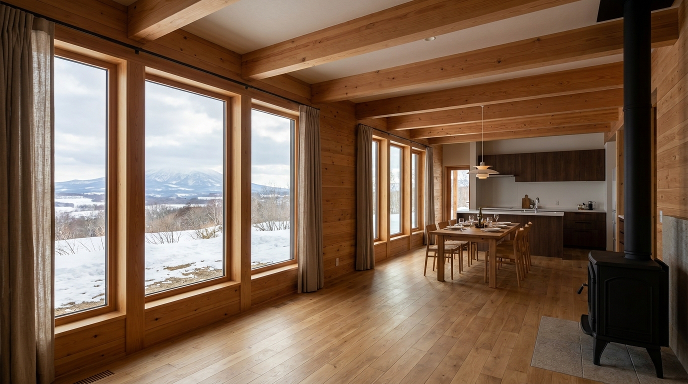 陽の小屋 内観