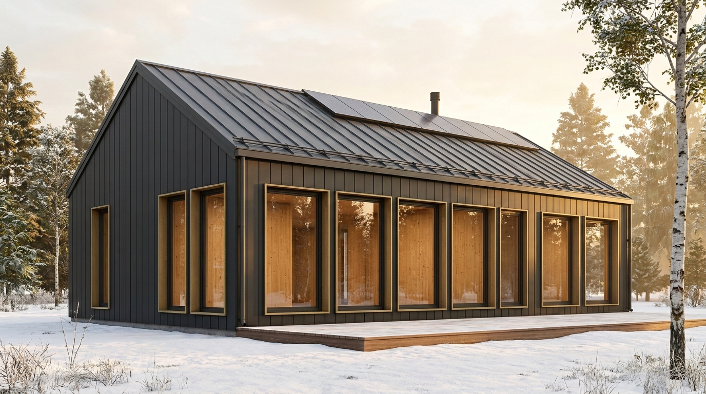 月の砦 外観 — AI render based on BIM specs