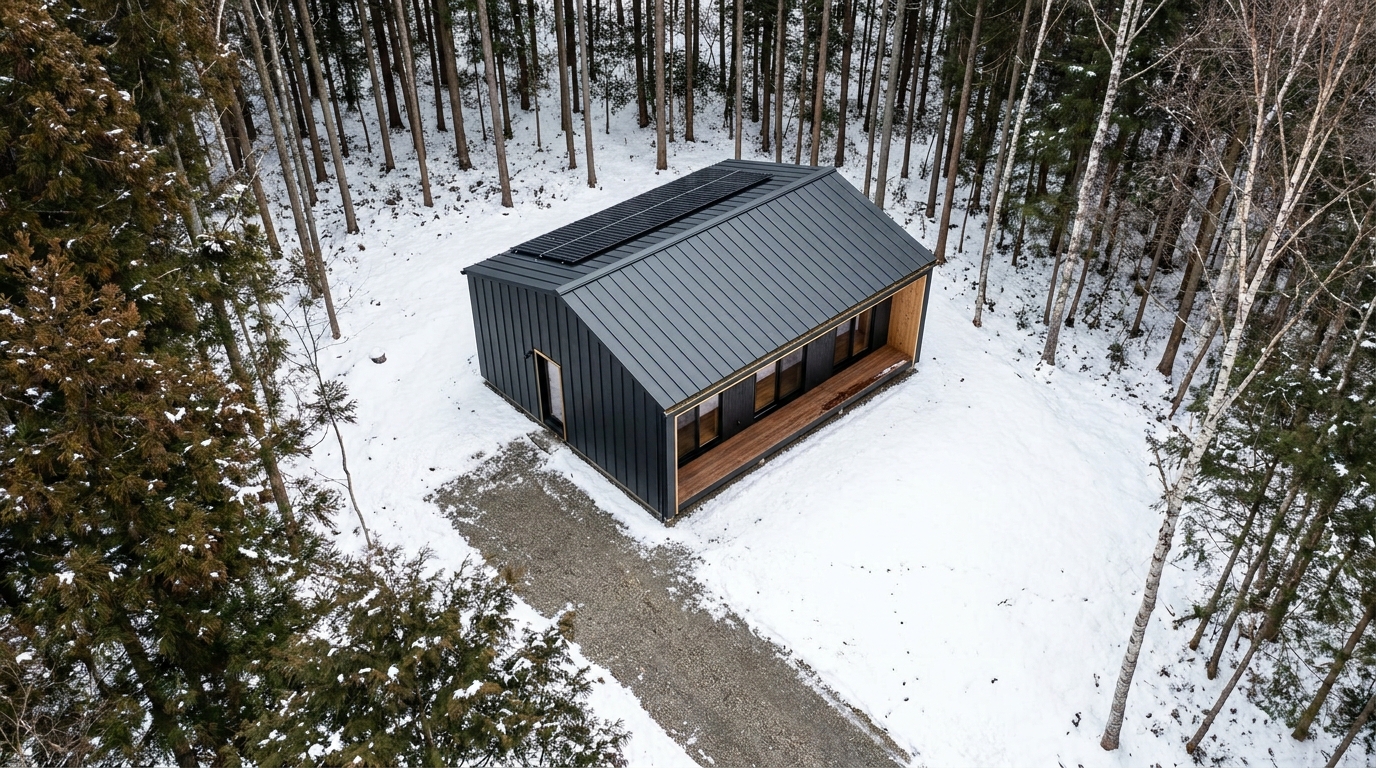 霜の小屋 配置