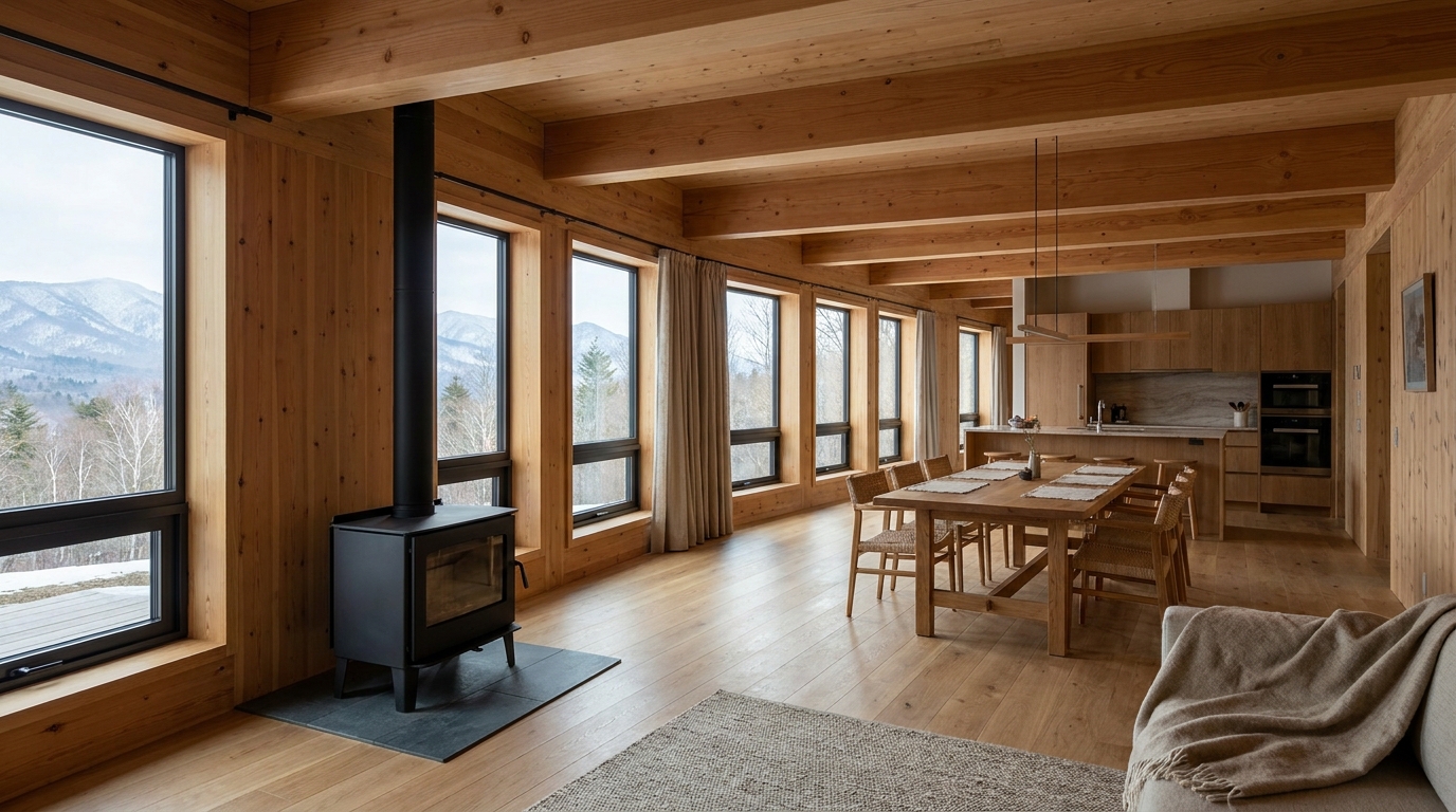 陽の小屋 内観
