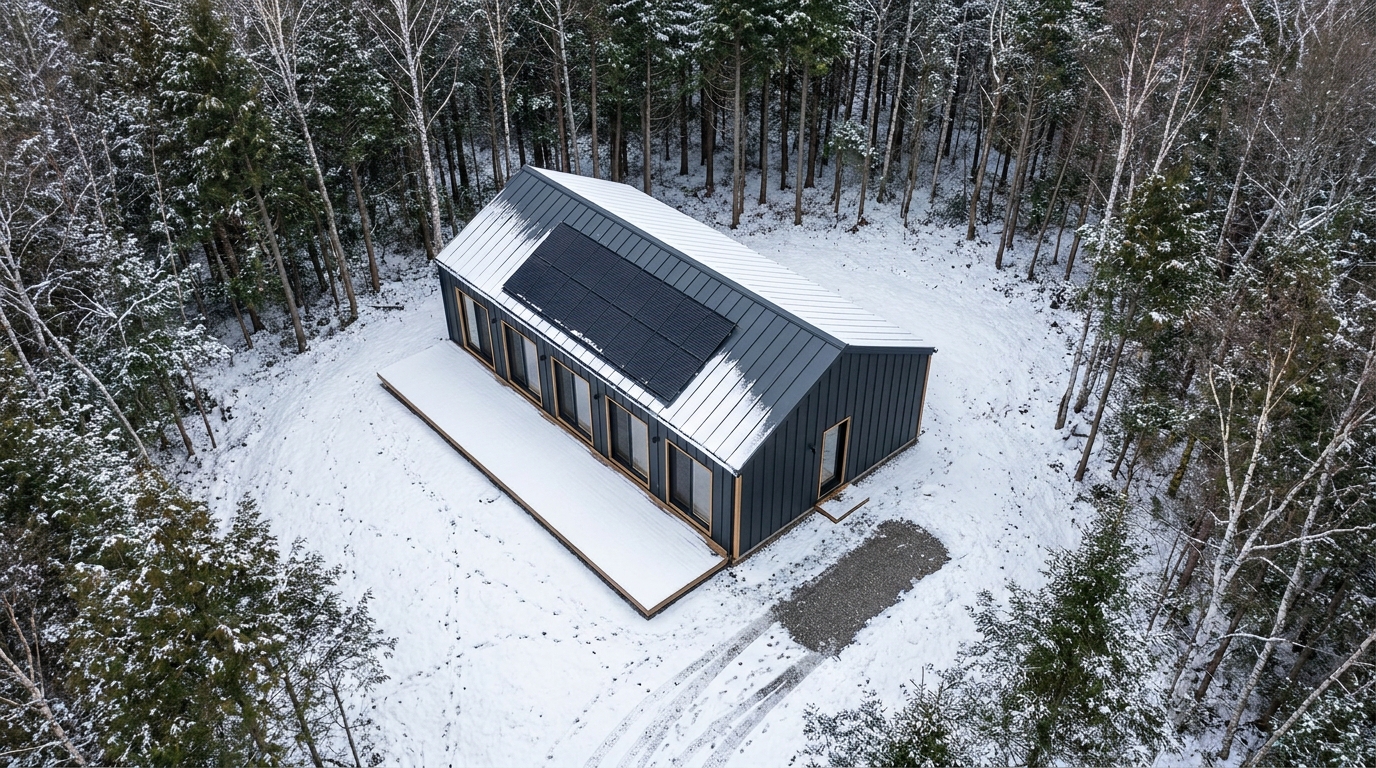 霜の小屋 配置