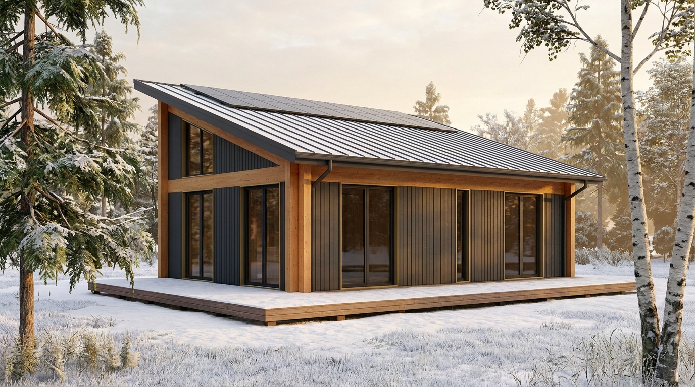 月の蔵 外観 — AI render based on BIM specs
