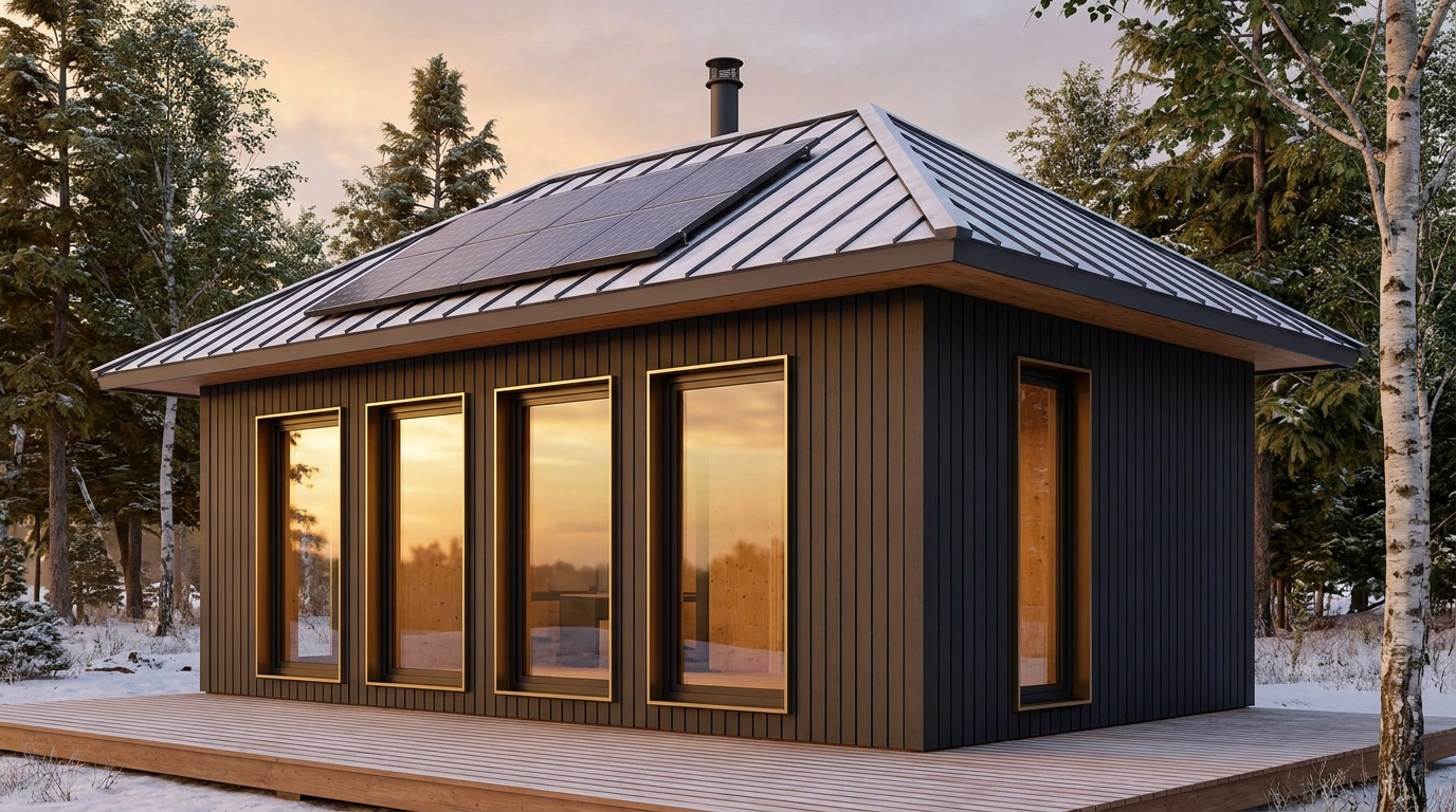 星の蔵 外観 — AI render based on BIM specs
