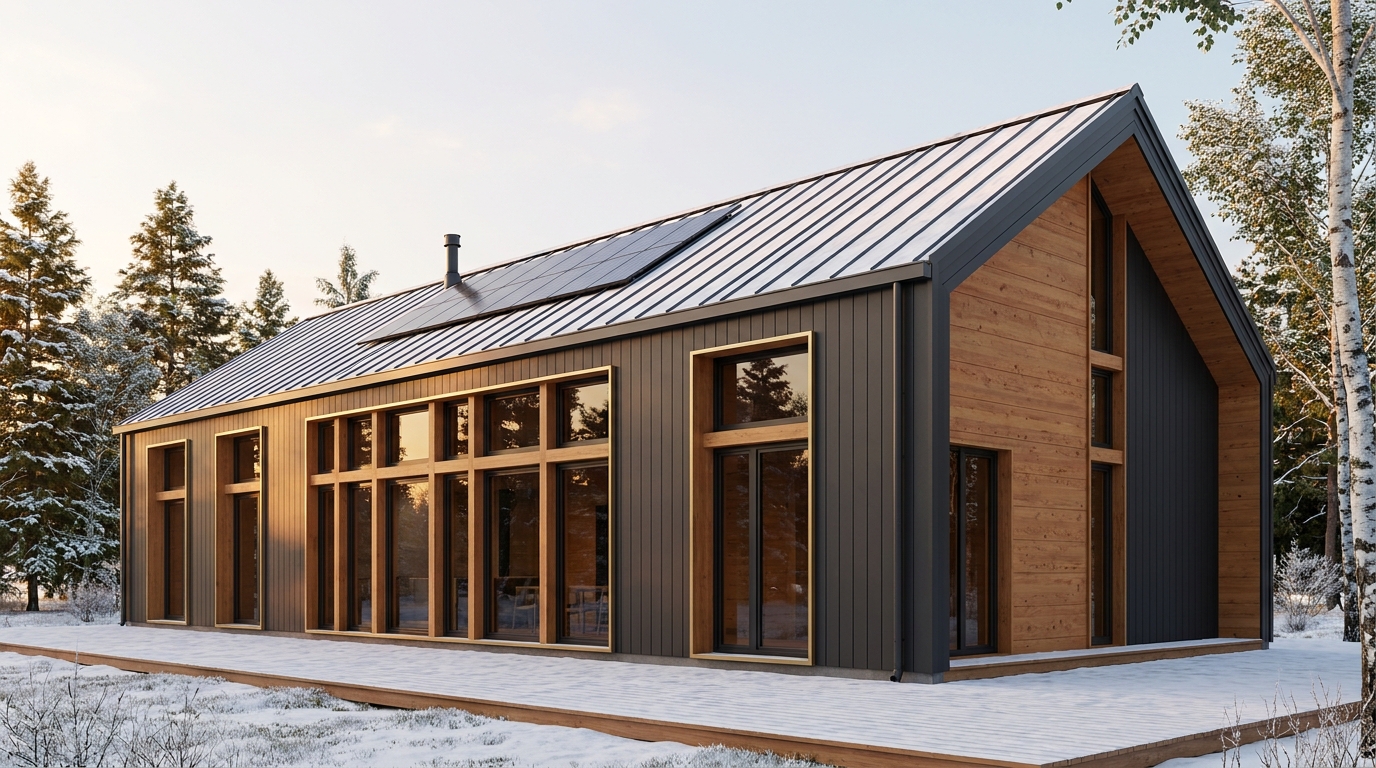 月の蔵 外観 — AI render based on BIM specs