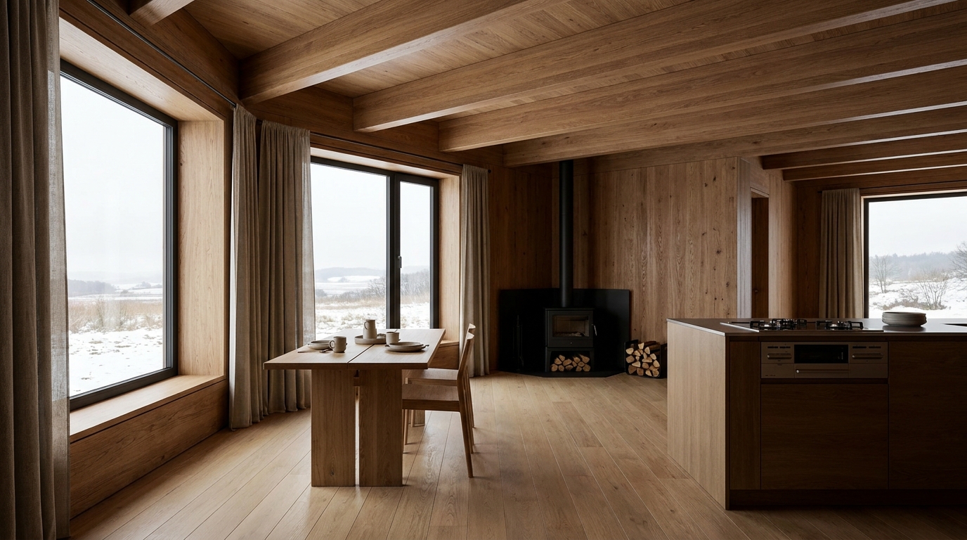 北の小屋 内観