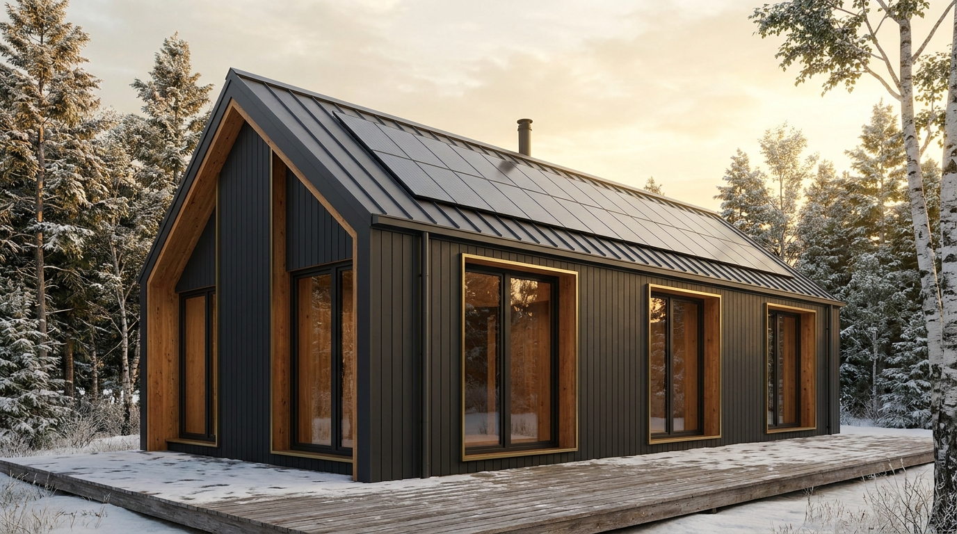 森の塔 外観 — AI render based on BIM specs