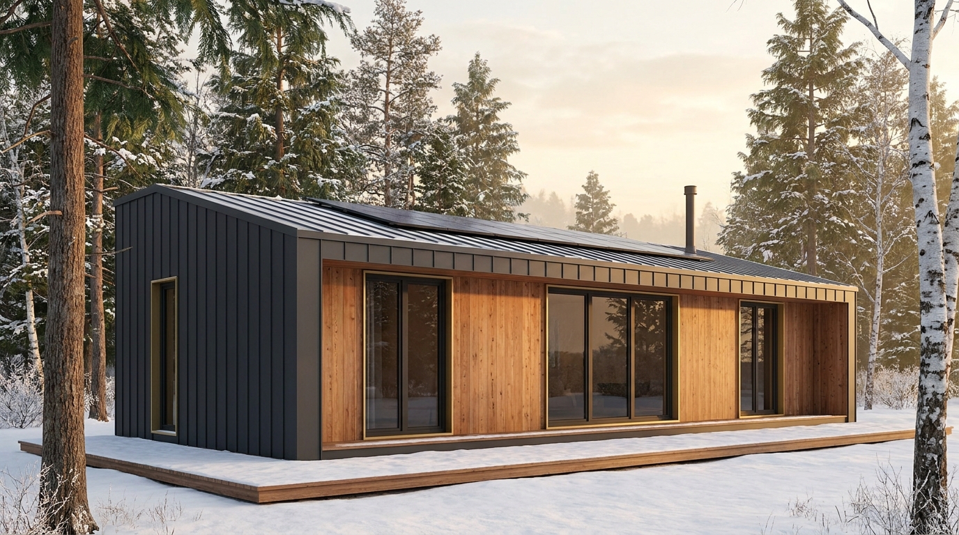 月の砦 外観 — AI render based on BIM specs