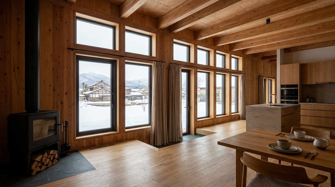 月の小屋 内観