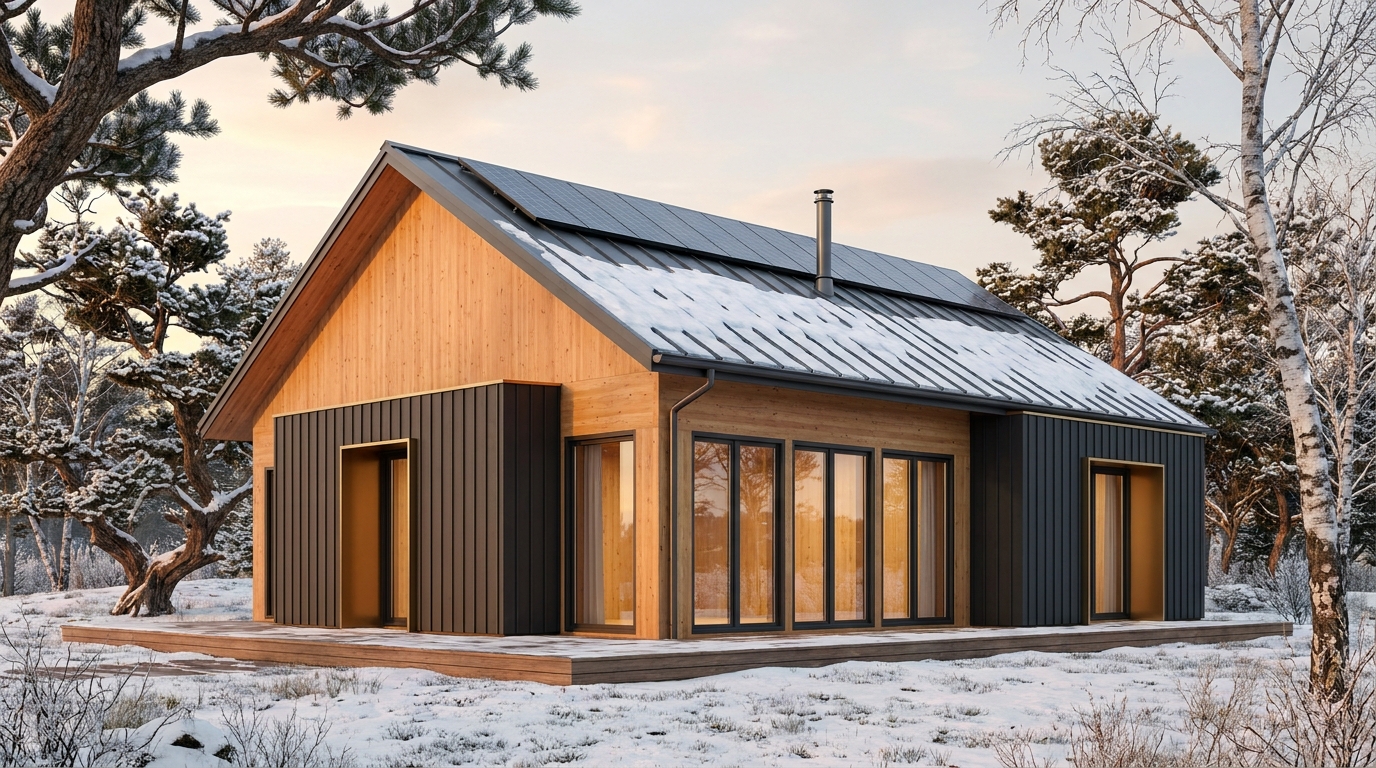 南の館 外観 — AI render based on BIM specs