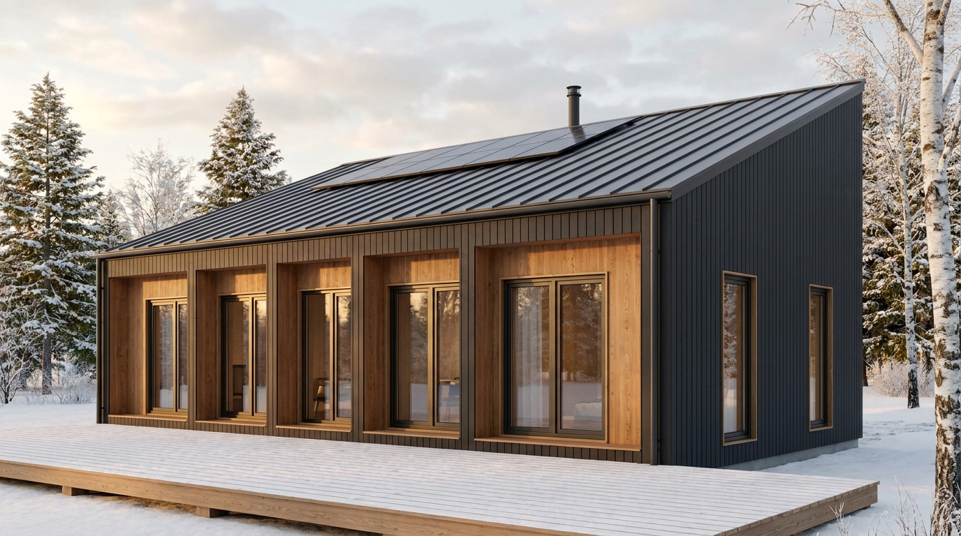 月の杜 外観 — AI render based on BIM specs