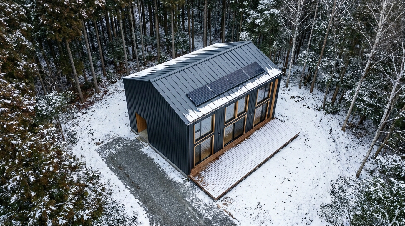 森の小屋 配置