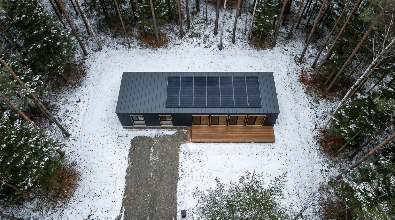 北の小屋 配置