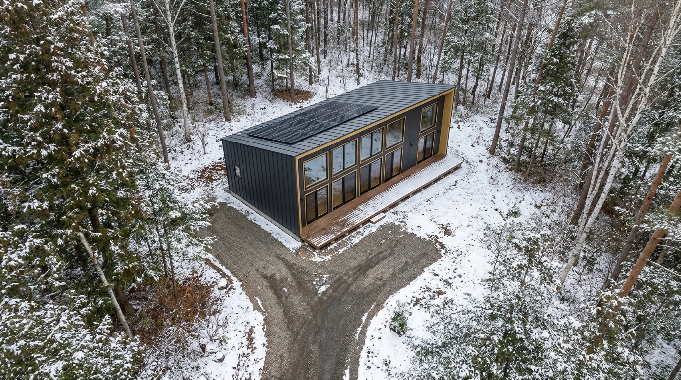 霧の小屋 配置