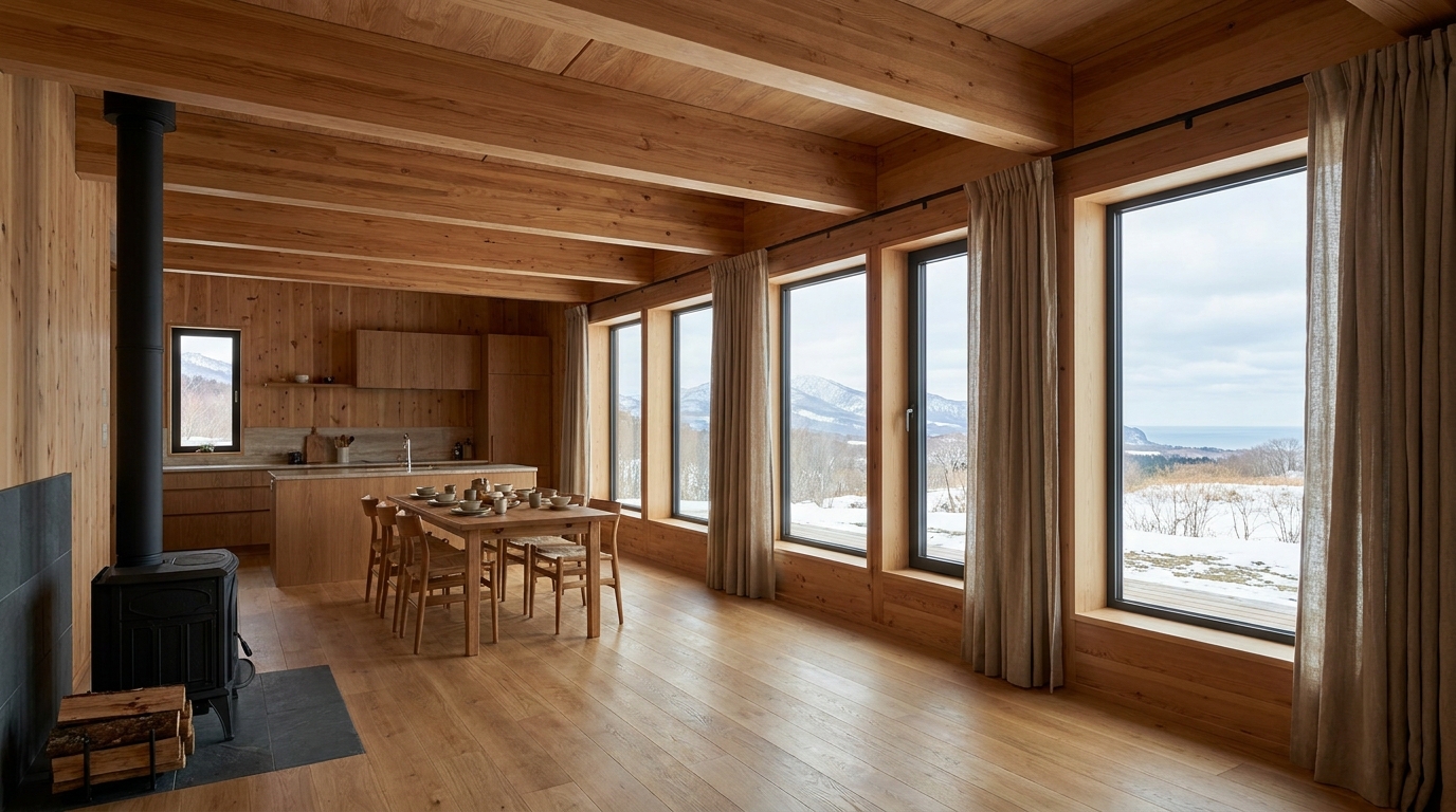 南の小屋 内観