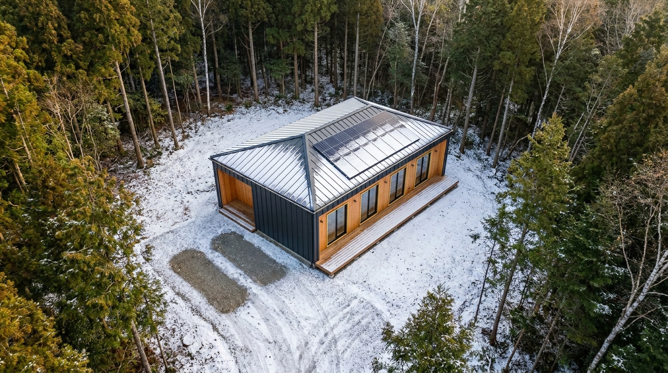 南の小屋 配置