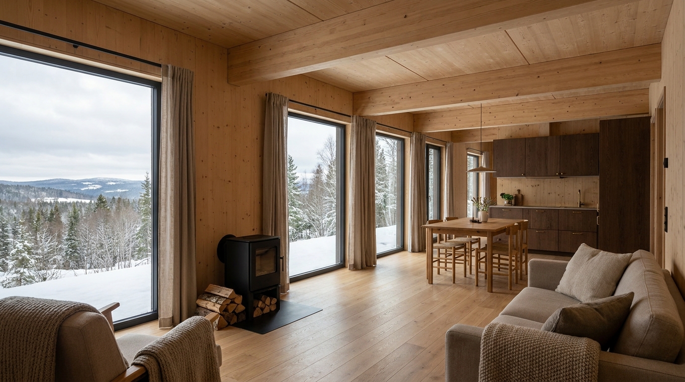 南の小屋 内観