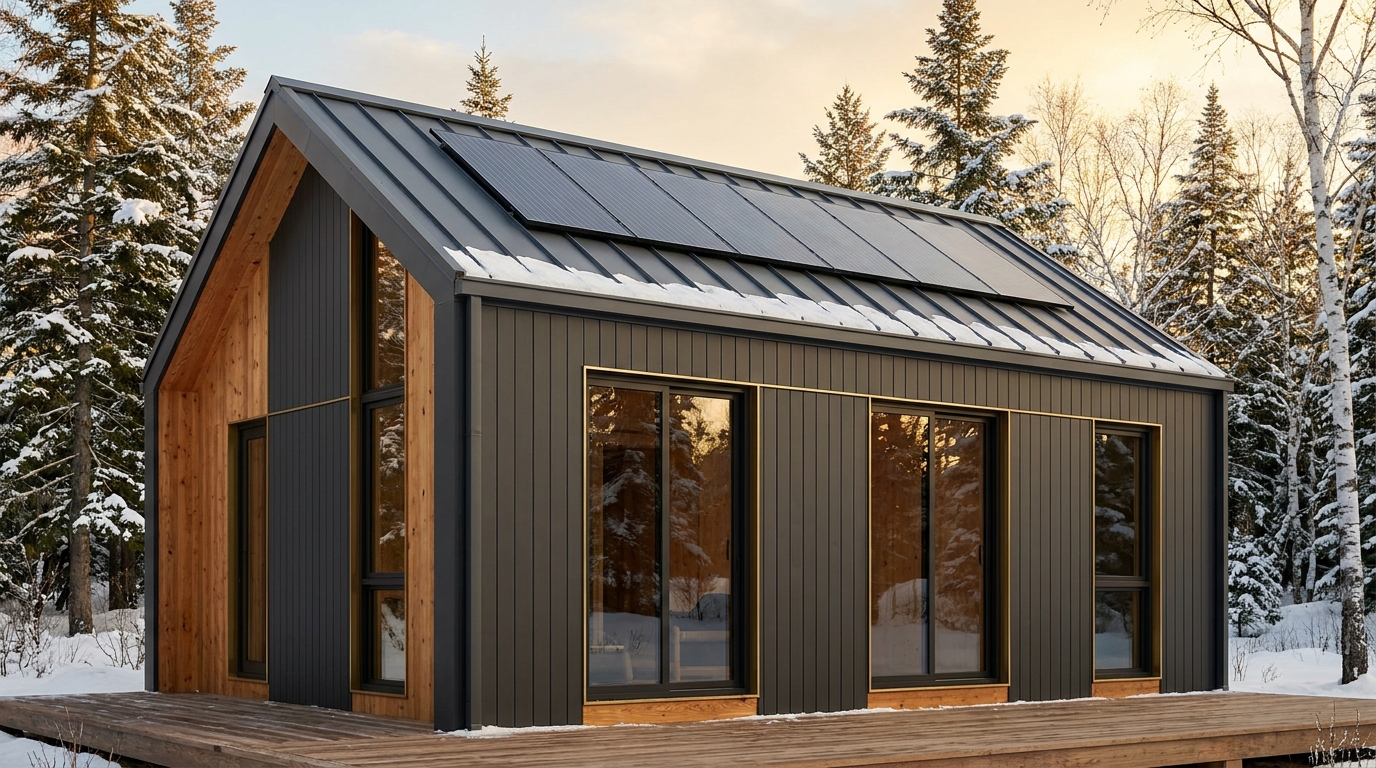 星の蔵 外観 — AI render based on BIM specs