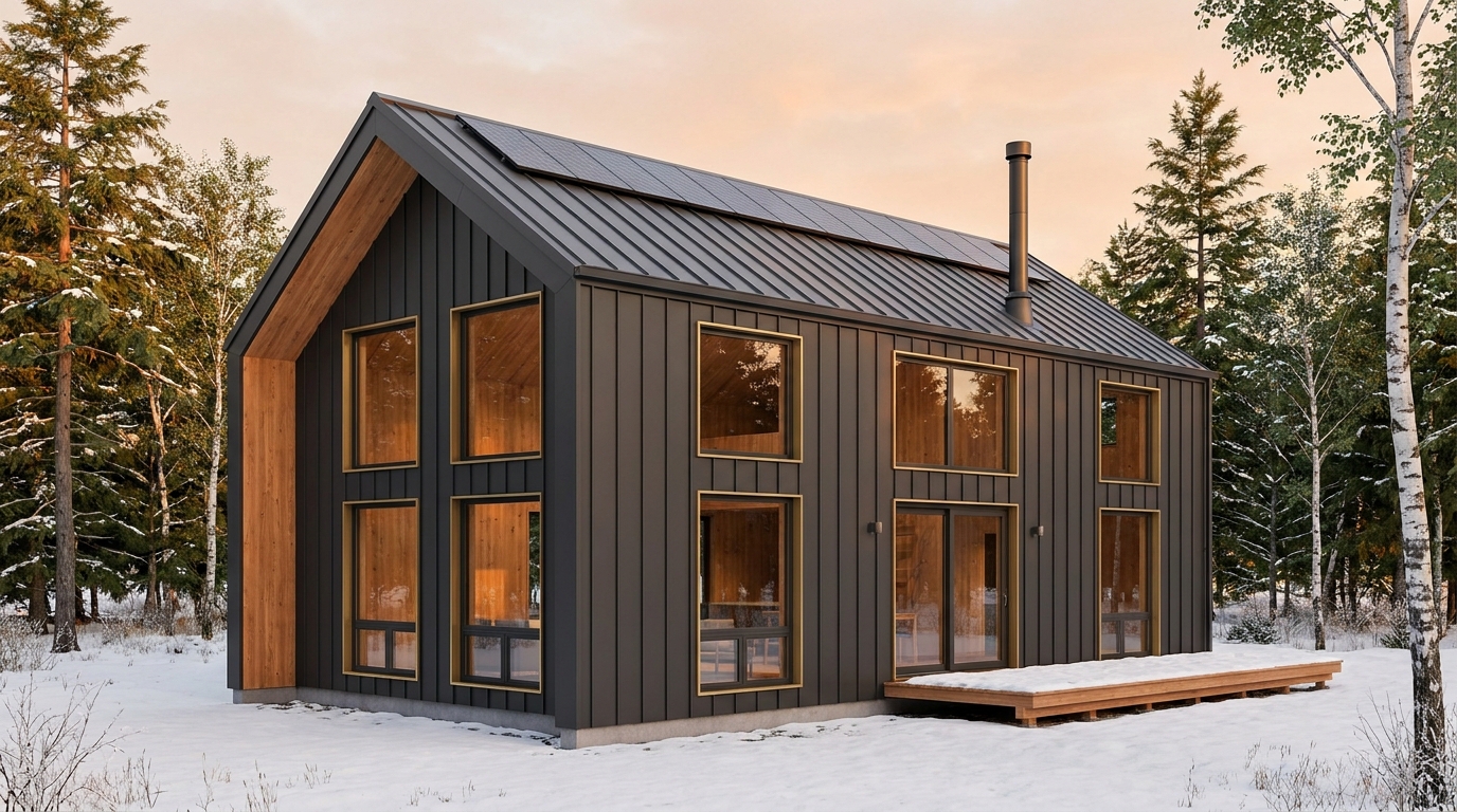 東の杜 外観 — AI render based on BIM specs