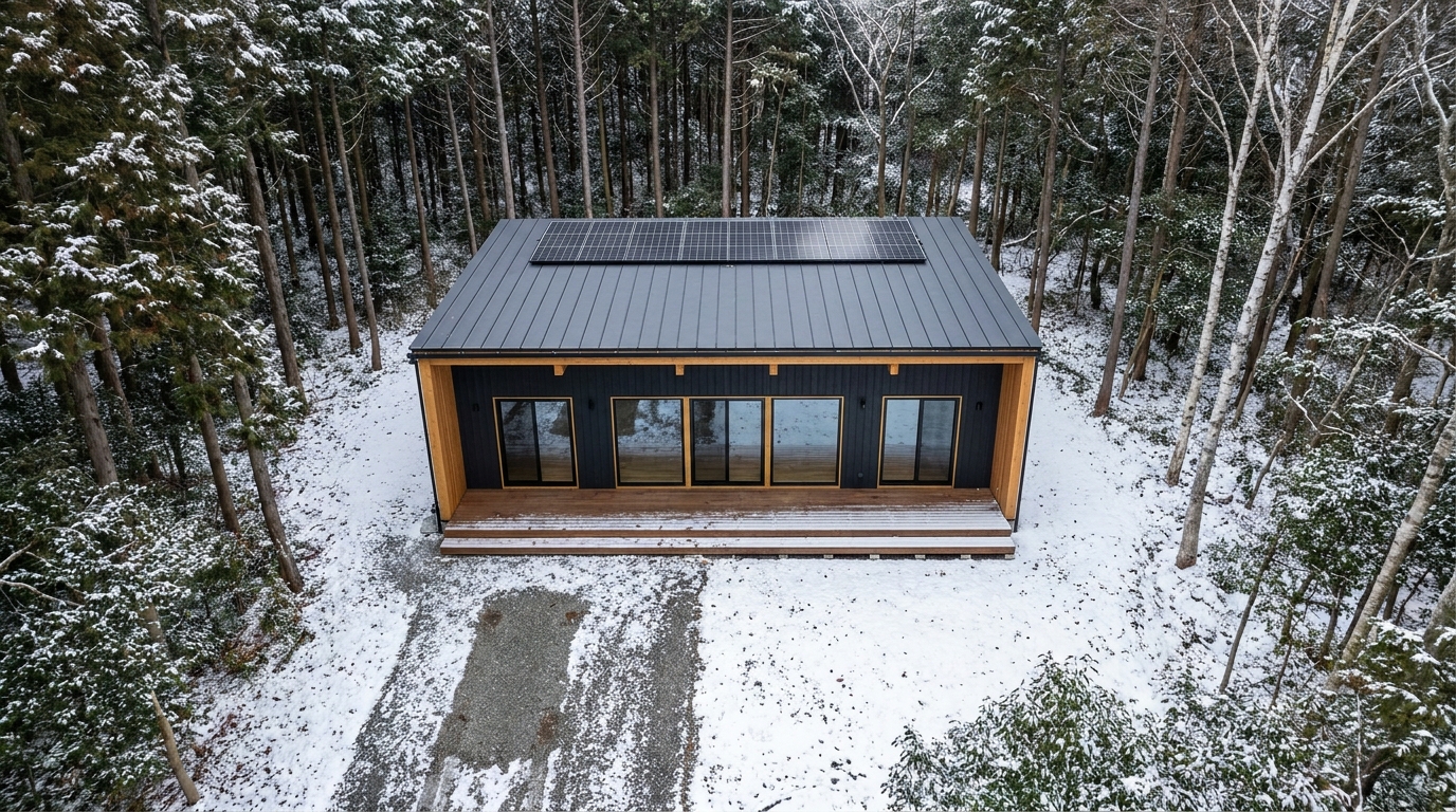 南の小屋 配置
