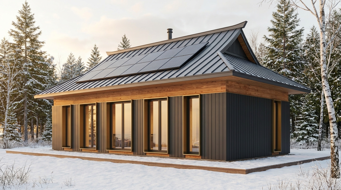 星の蔵 外観 — AI render based on BIM specs