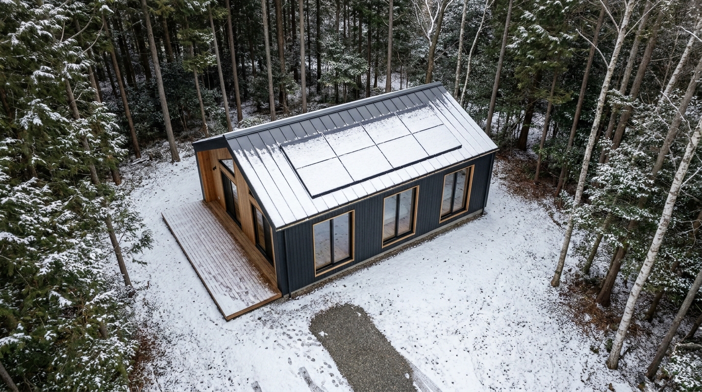 北の小屋 配置