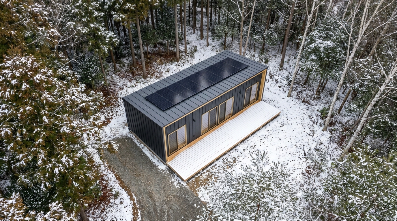 北の小屋 配置