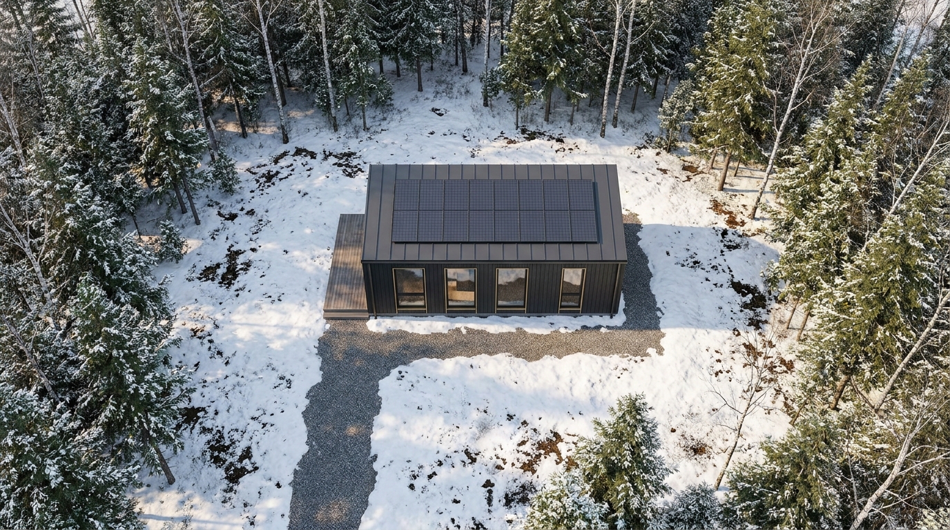 霧の小屋 配置