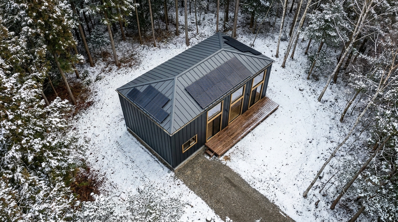森の小屋 配置