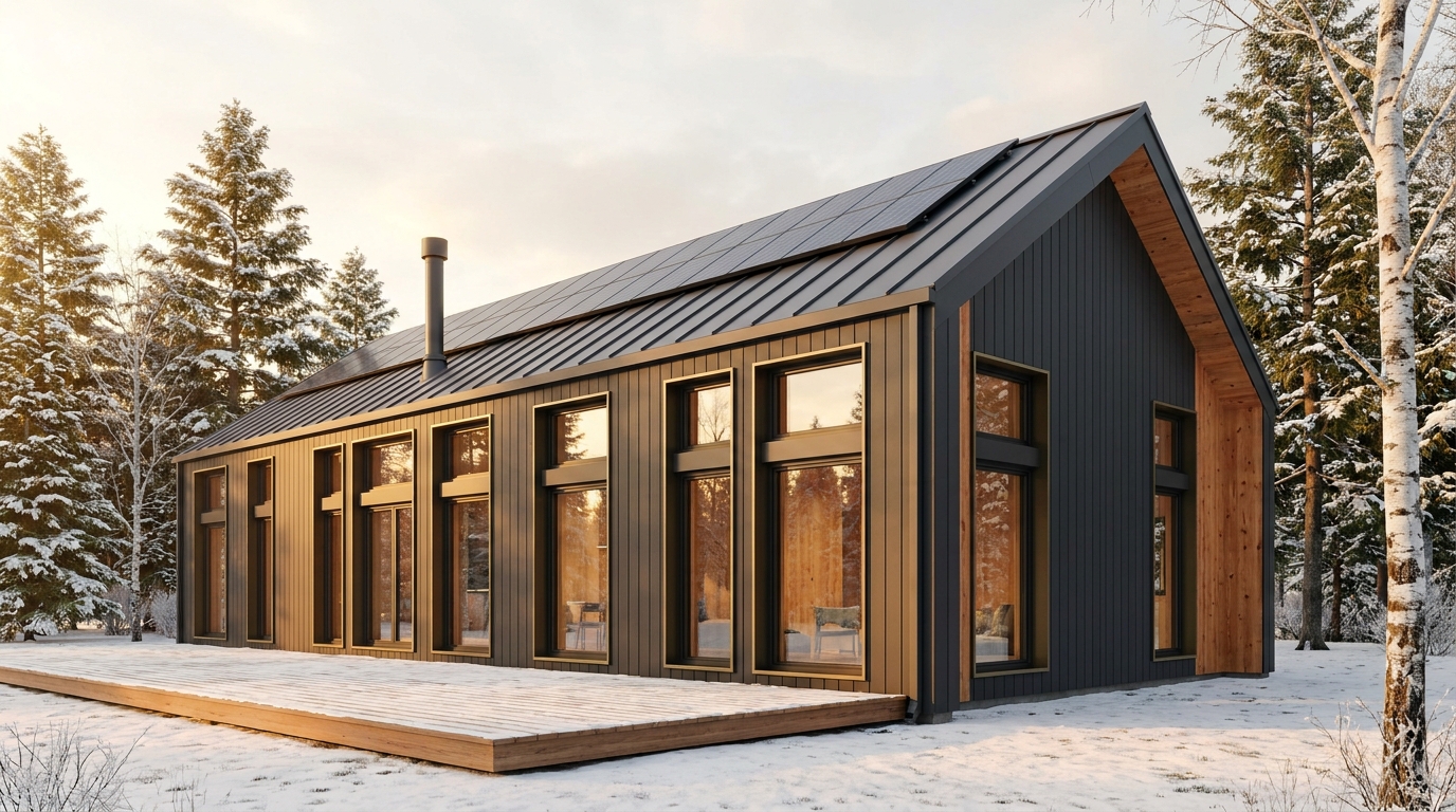 月の蔵 外観 — AI render based on BIM specs