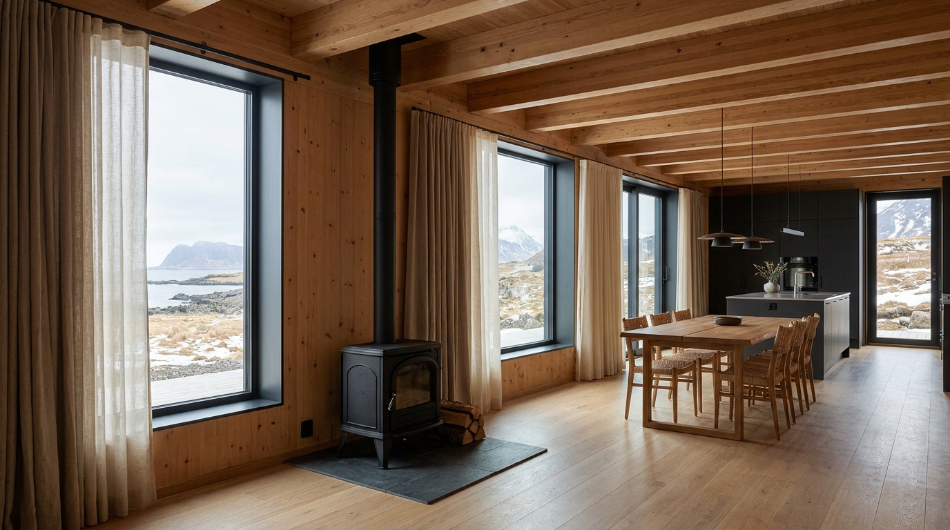 月の小屋 内観
