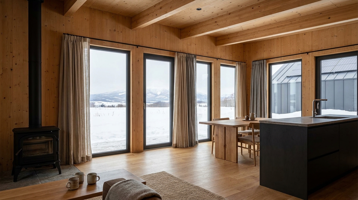 月の小屋 内観